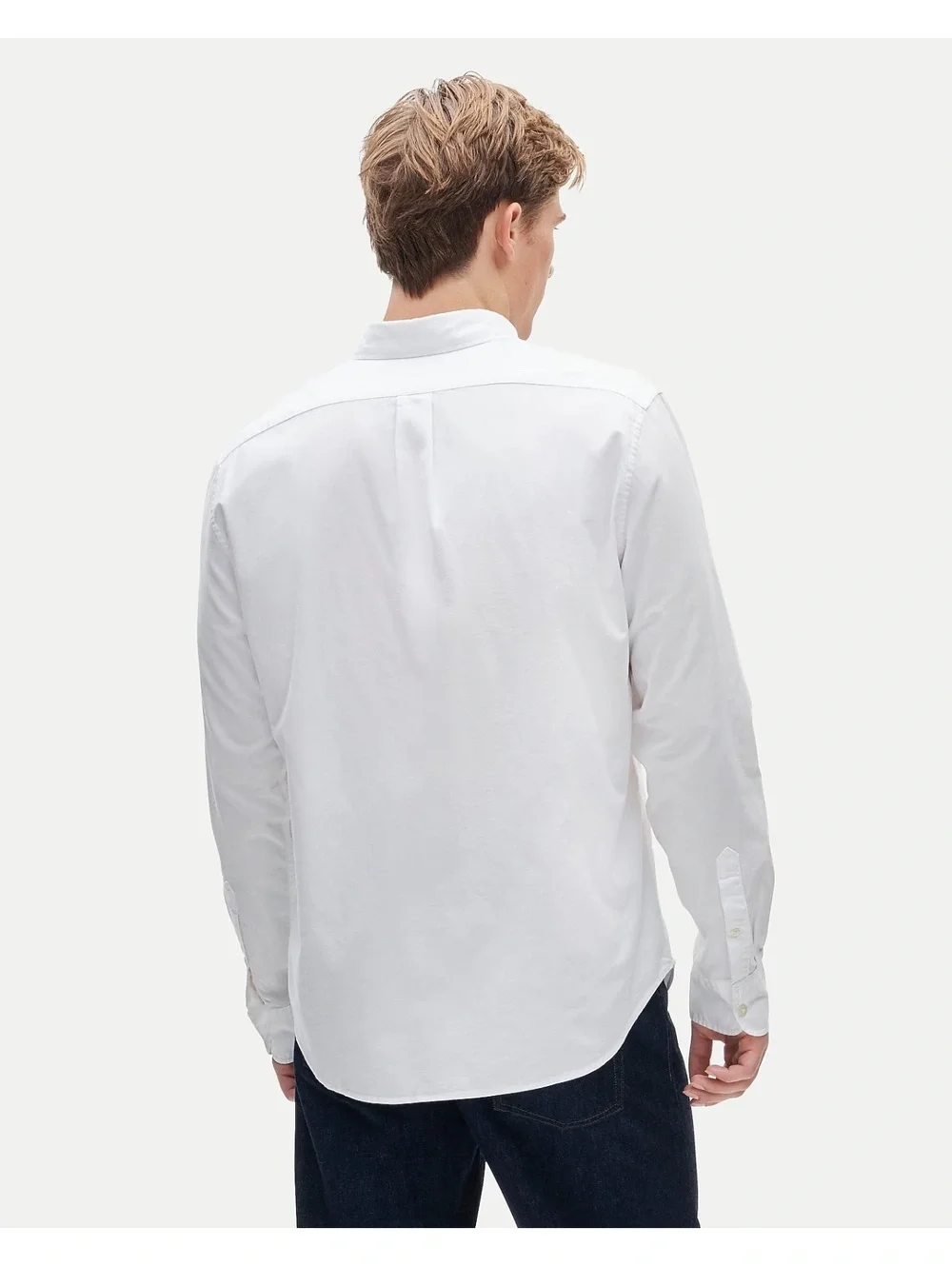 J.Crew $100 Broken-in organic cotton oxford shirt Size Small White